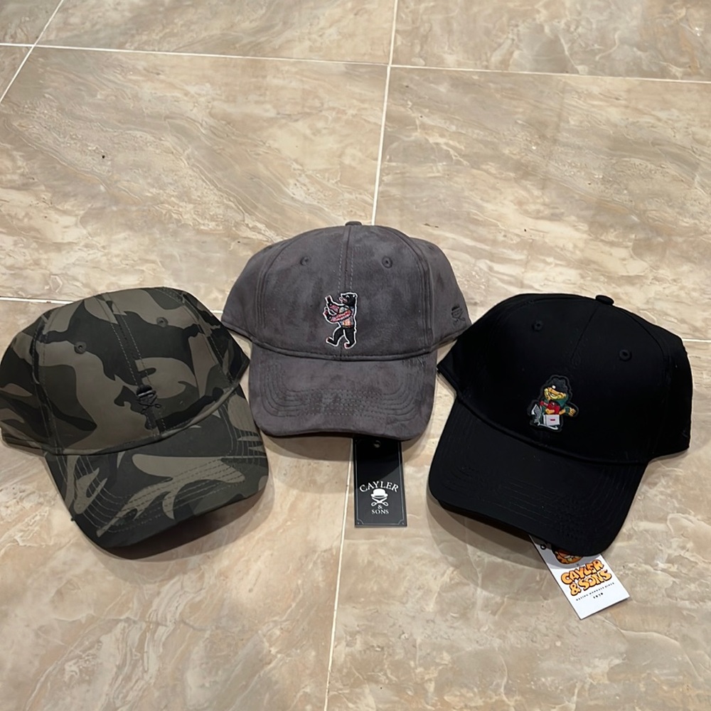 (3) Cayler & Sons Hats.